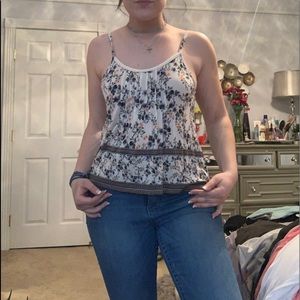 Floral Spaghetti Strap